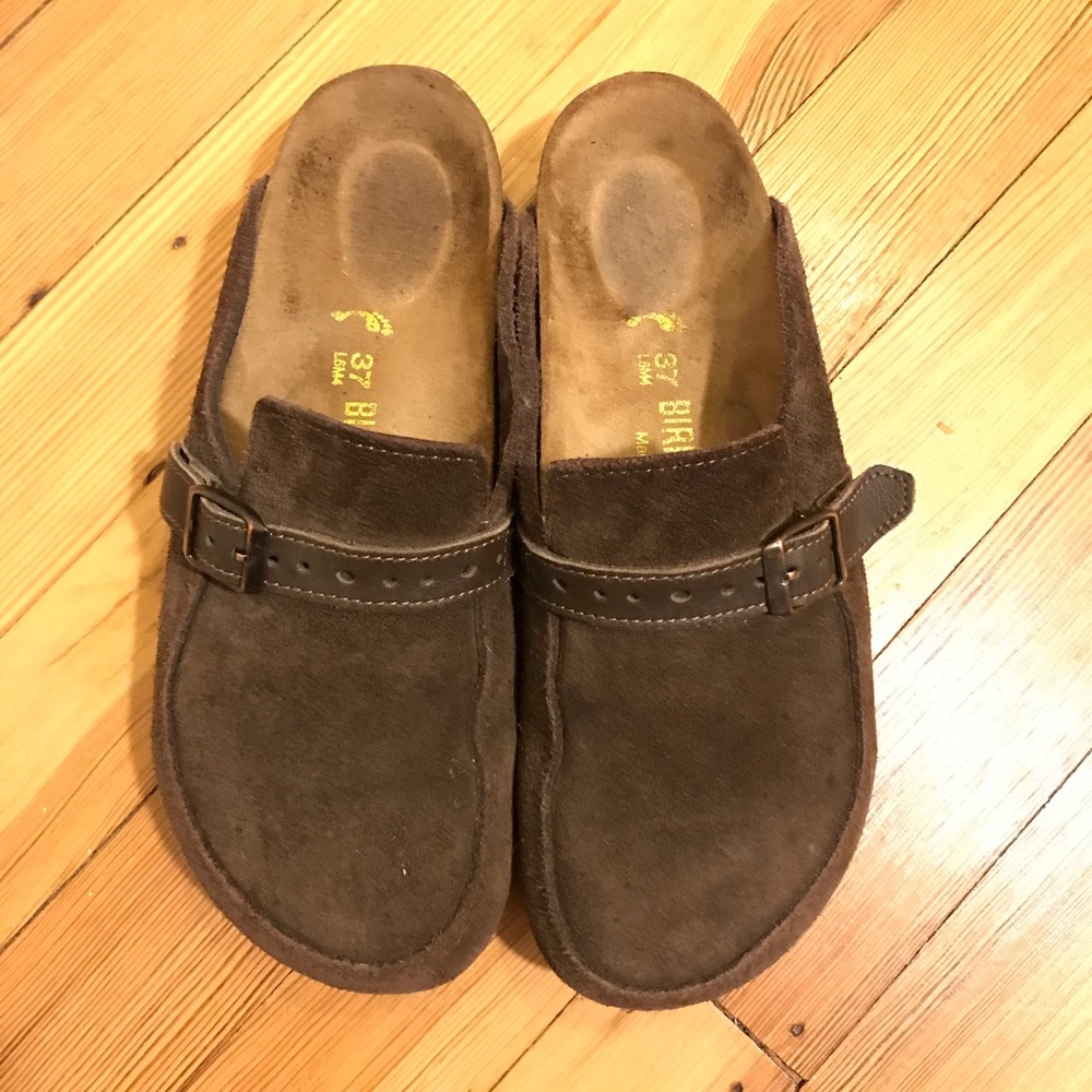 Birkenstock rare chocolate brown sz 37